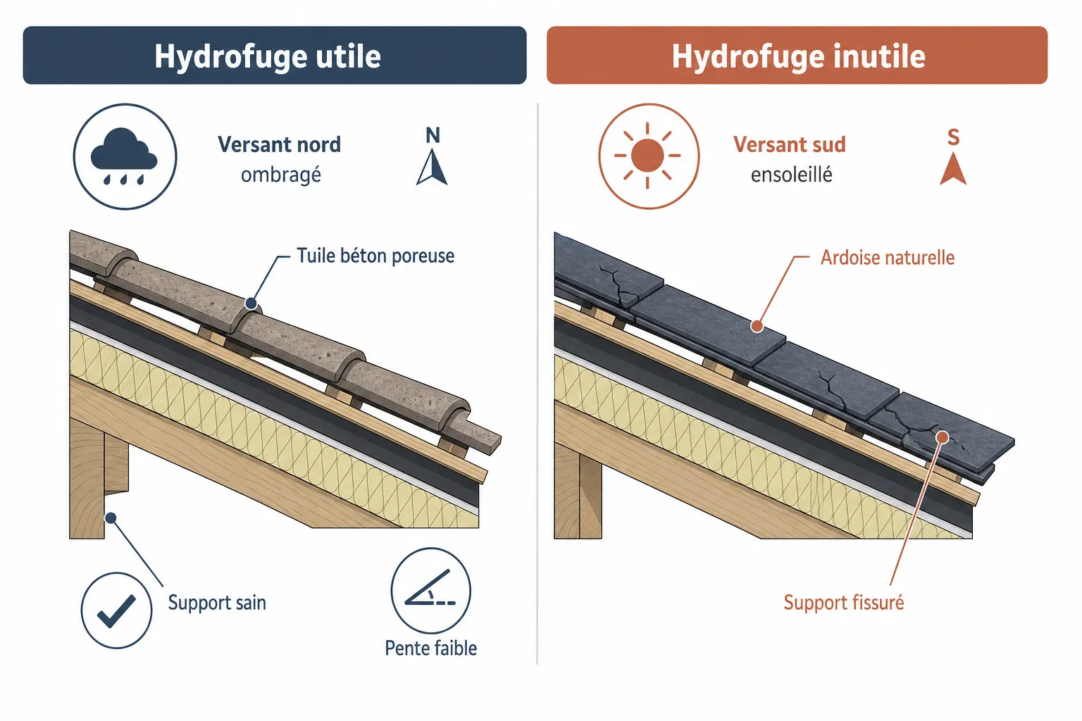 Hydrofuge toiture : dans quels cas ça vaut le coup