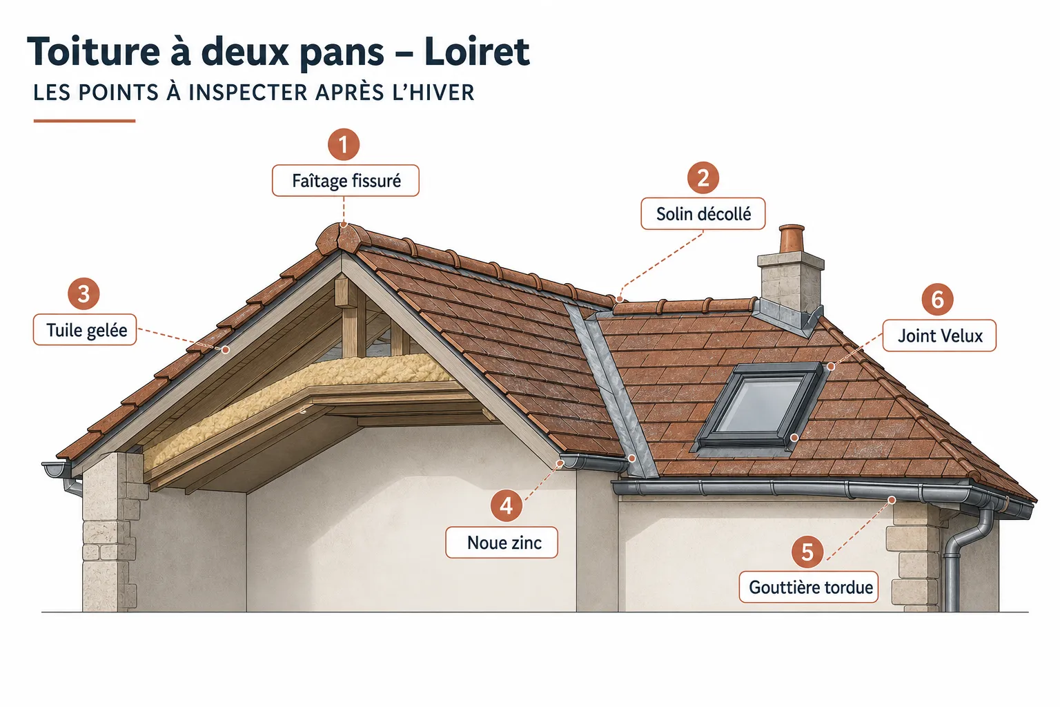Toiture après l'hiver : que vérifier au printemps ?