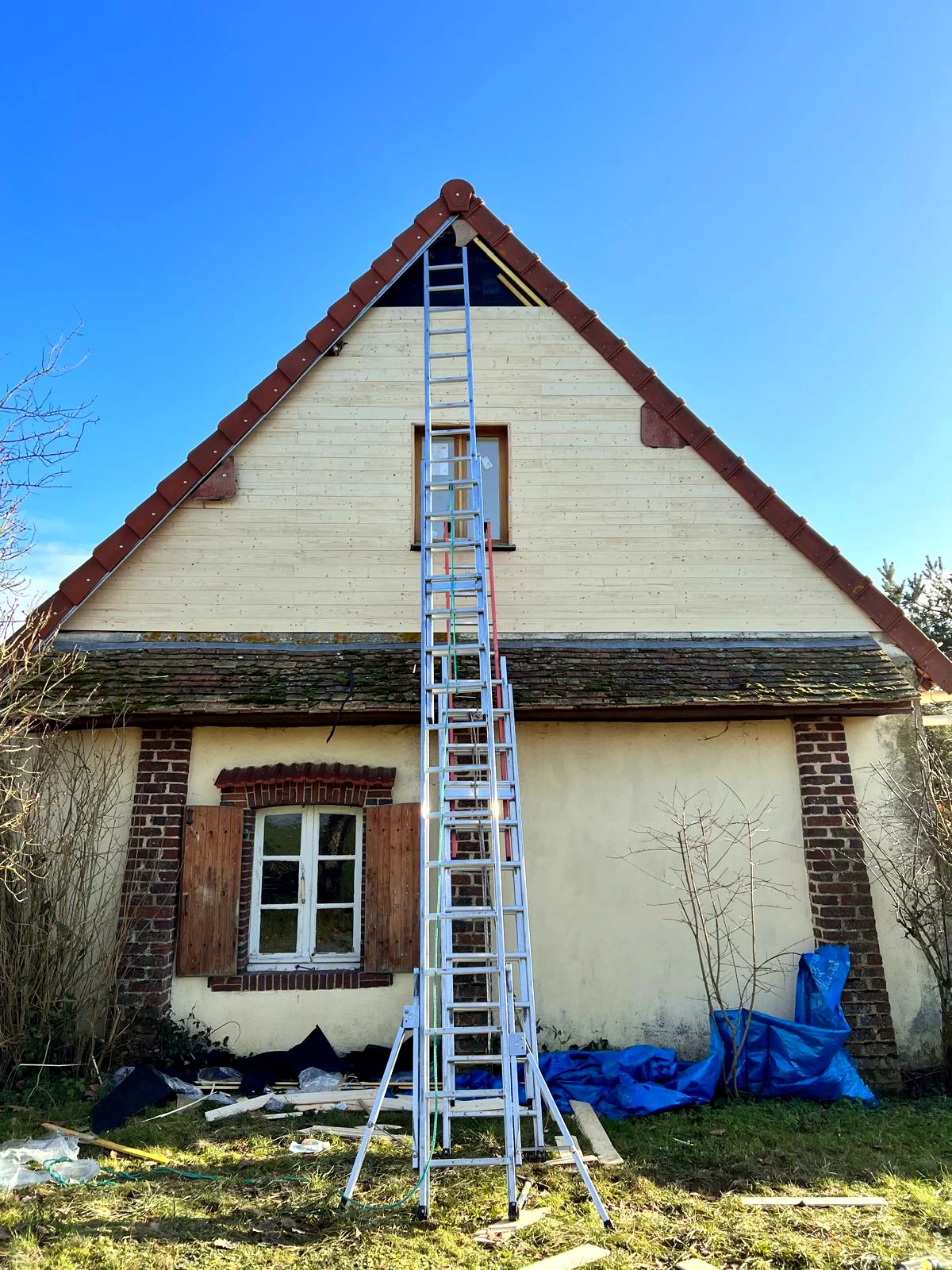 Rénovation de charpente et pignon